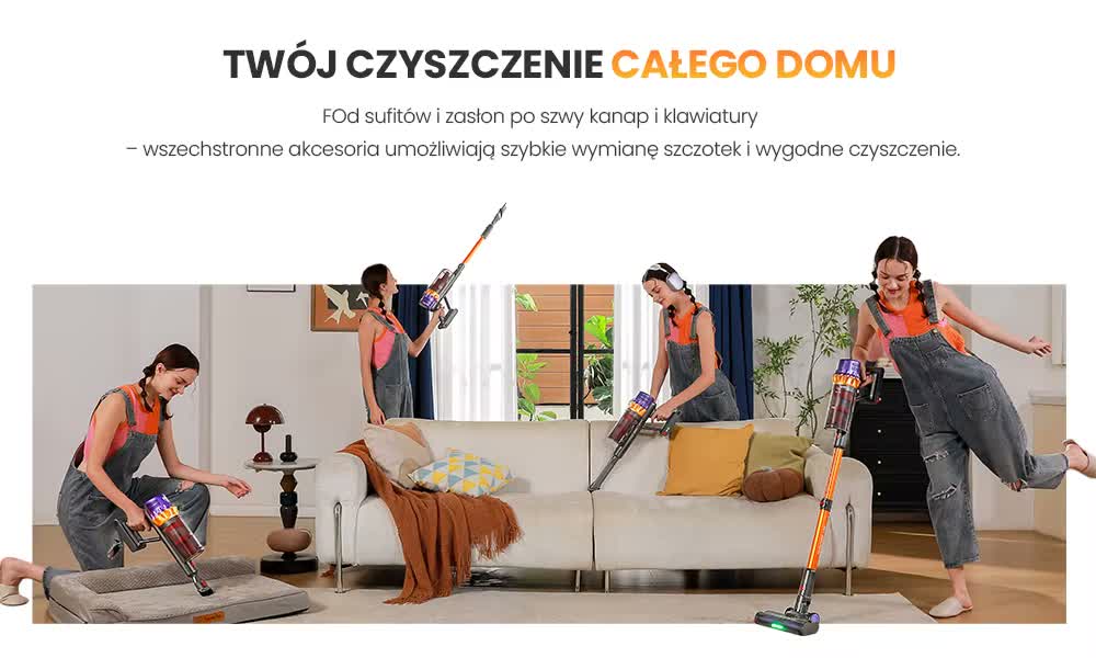 Cichy odkurzacz do 65 dB