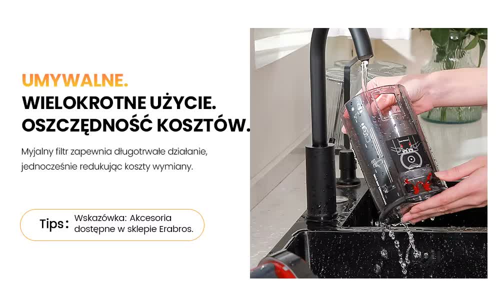 Mysialny filtr - wielokrotne uzycie